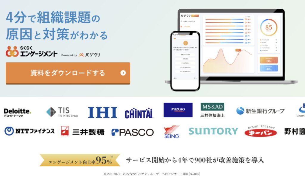 らくらくエンゲージメント サービス資料